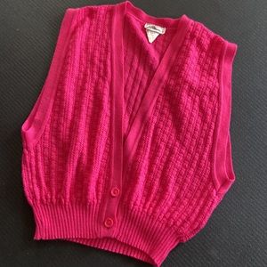 Grandma Meets 80’s Sweater Vest